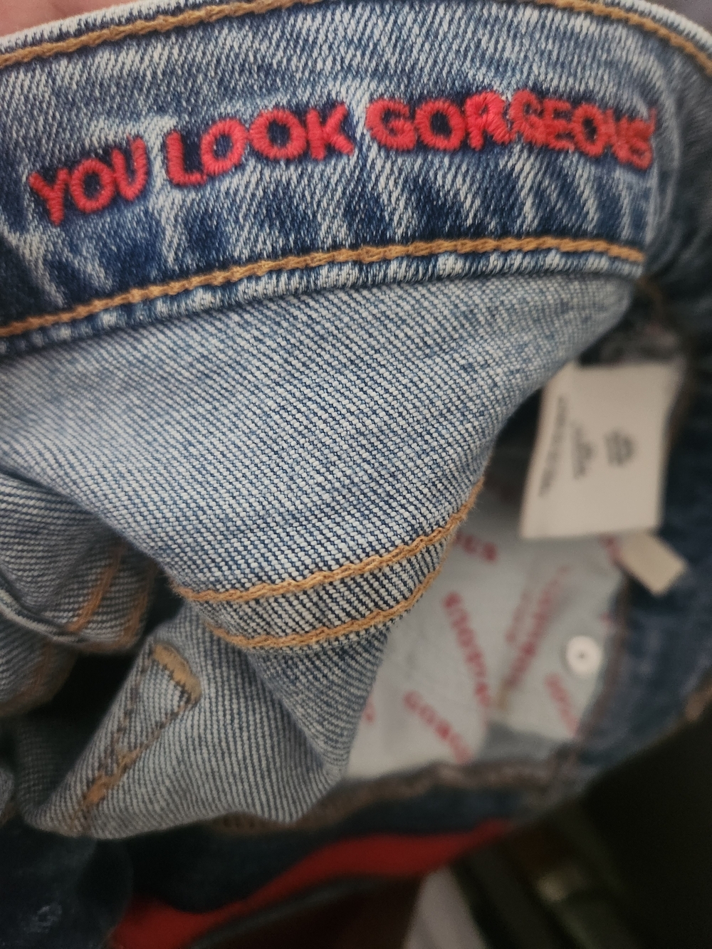 Alice + Olivia Wide Leg Jeans Size 28 Light Wash High Rise - Picture 7 of 8